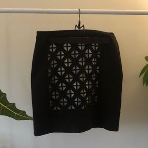 3/$25. Geometric cutout skirt by Laundry